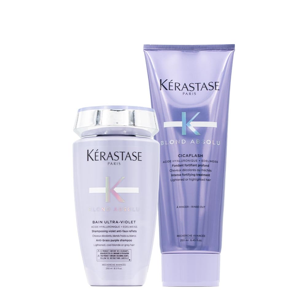 Kerastase Blond absolu Kit Bain ultra violet 250ml Cicaflash